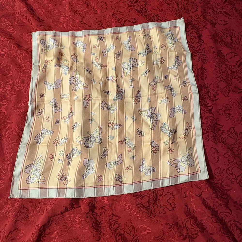 Butterfly Print Scarf